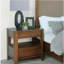 Verona Walnut 2-drawer Nightstand Bedside Table
