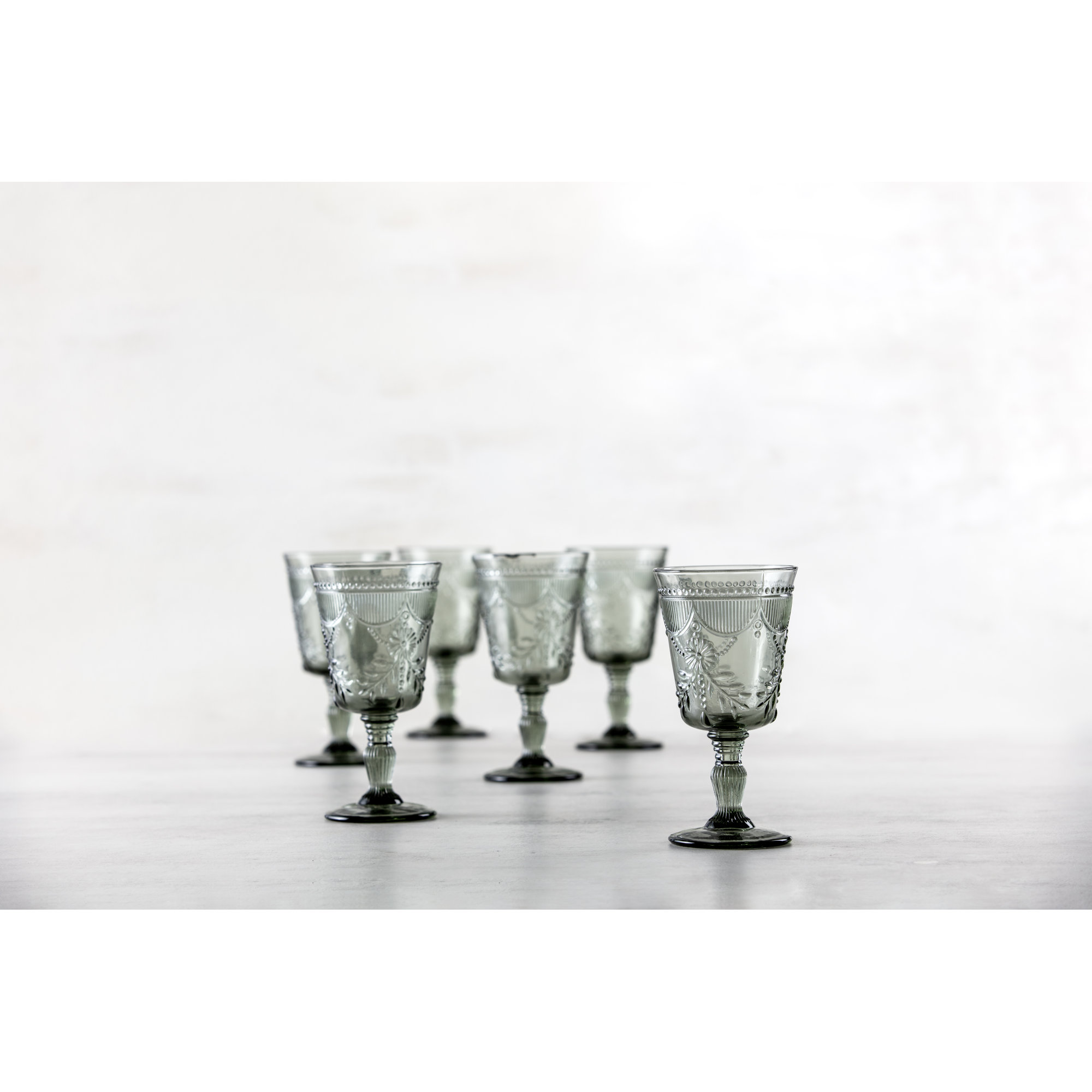 Fortessa Debutante Glass Goblet, Smoke