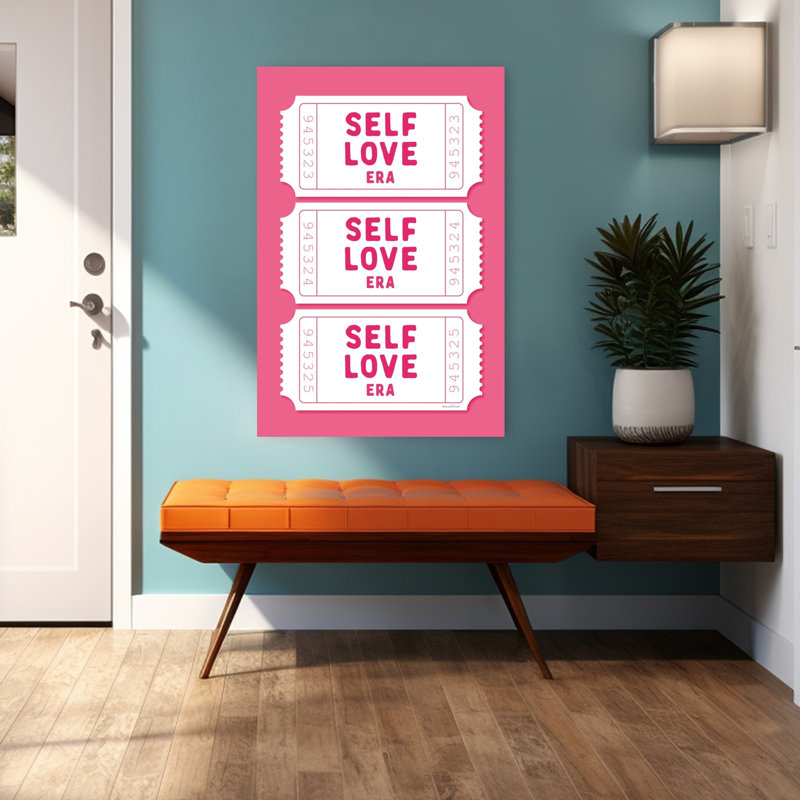 «Self Love Era», art abstrait moderne contemporain, H 48 po x l 32 po