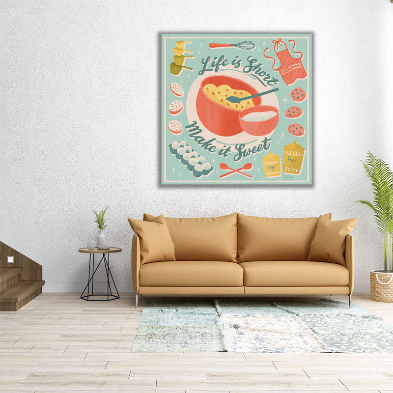 Fresh Baked IV - reproduction d'art sur toile, H 12 po x l 12 po