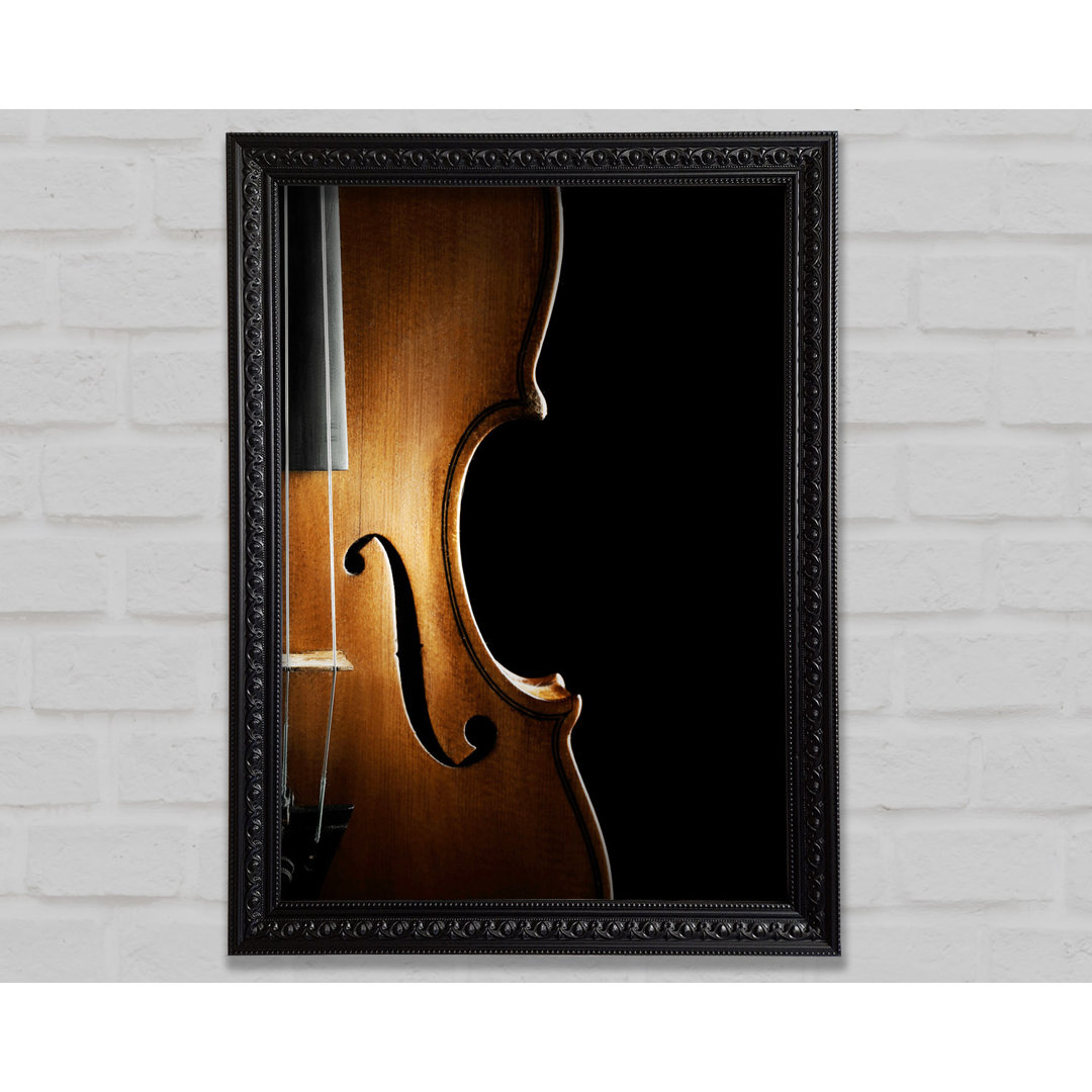 Double Bass Beauty - Einzelne Bilderrahmen Kunstdrucke