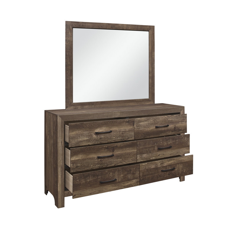 Commode double l 58,5 po Claudette, Brun