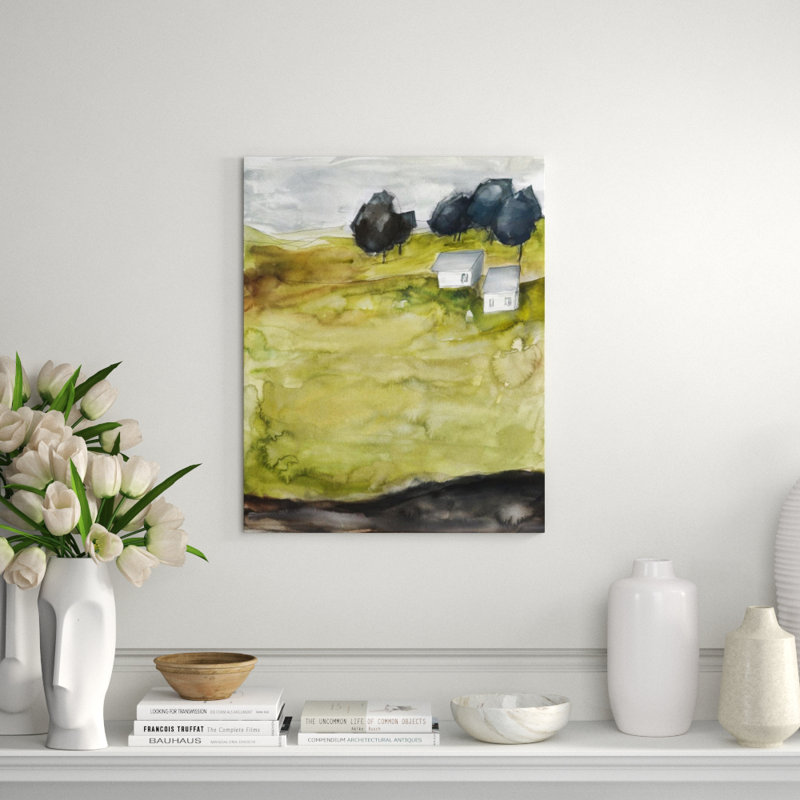 Green Land II Print by Elena Carlie, Plexi, 30" H x 24" W