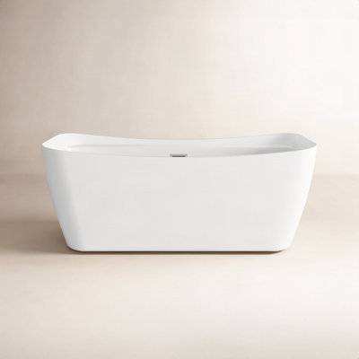 Dezra 59" Freestanding Soaking Bathtub
