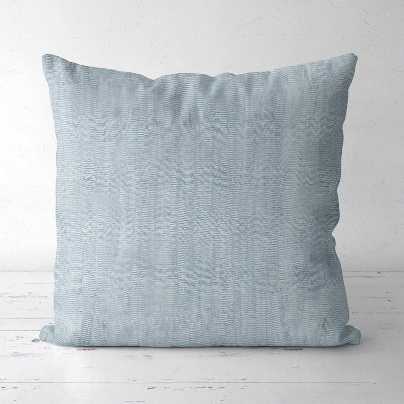 Housse de coussin carré et insert, Bleu pâle