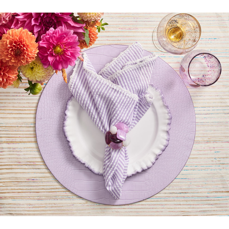 Croco Placemat, Lilac