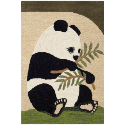 Wilderness Hand Tufted Wool Animal Print Rug