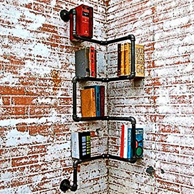 Fortenberry Square Metal Industrial Pipe Shelves