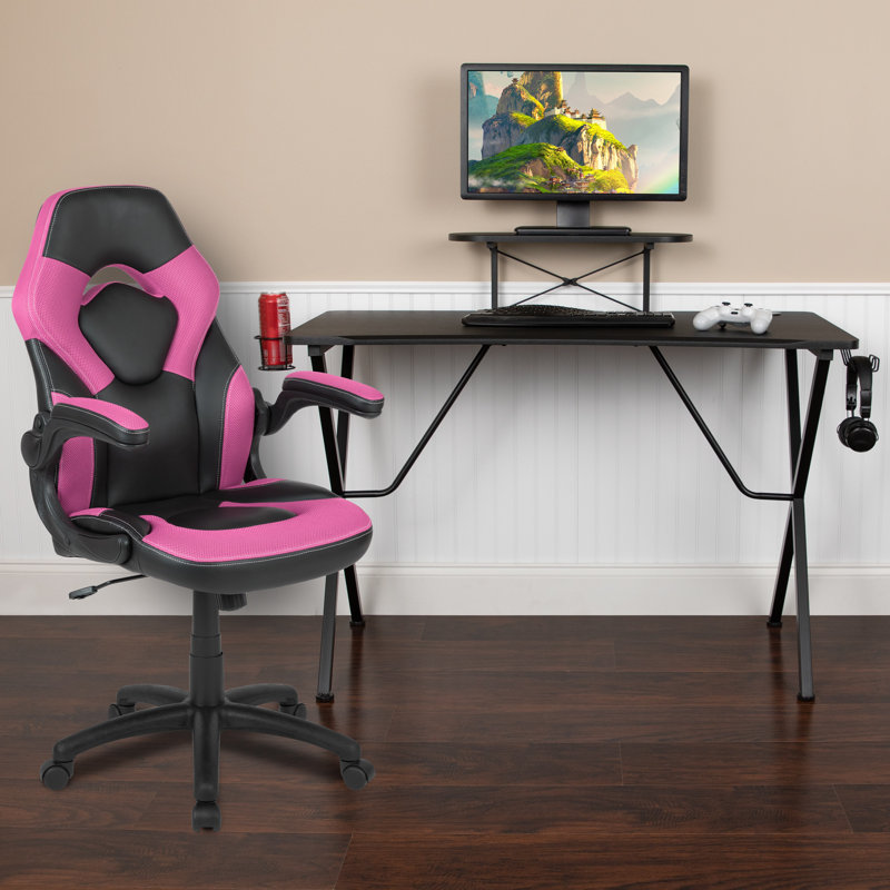 Bridesdale 2 Piece Computer Desk Office Set