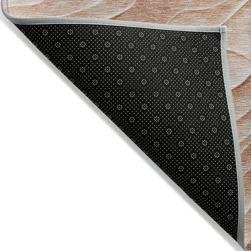 Tapis orange intérieur / extérieur Melinae , 9 pi x 12 pi