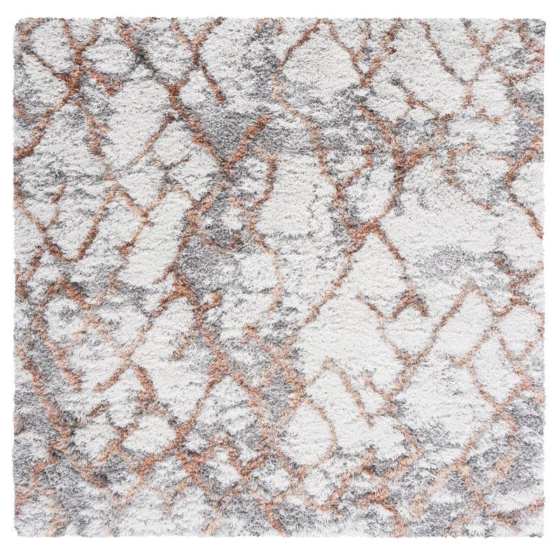 Horizon Shag 800 Performance Abstract Rug, Square 6'7"