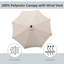 Parasol de marché 9 pi Himes-28769779