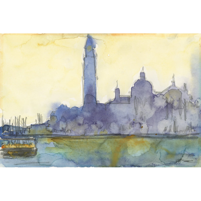 Venice Watercolors VI by Samuel Dixon - Wrapped Canvas Art Prints, 20cm H x 30cm W x 3.8cm D