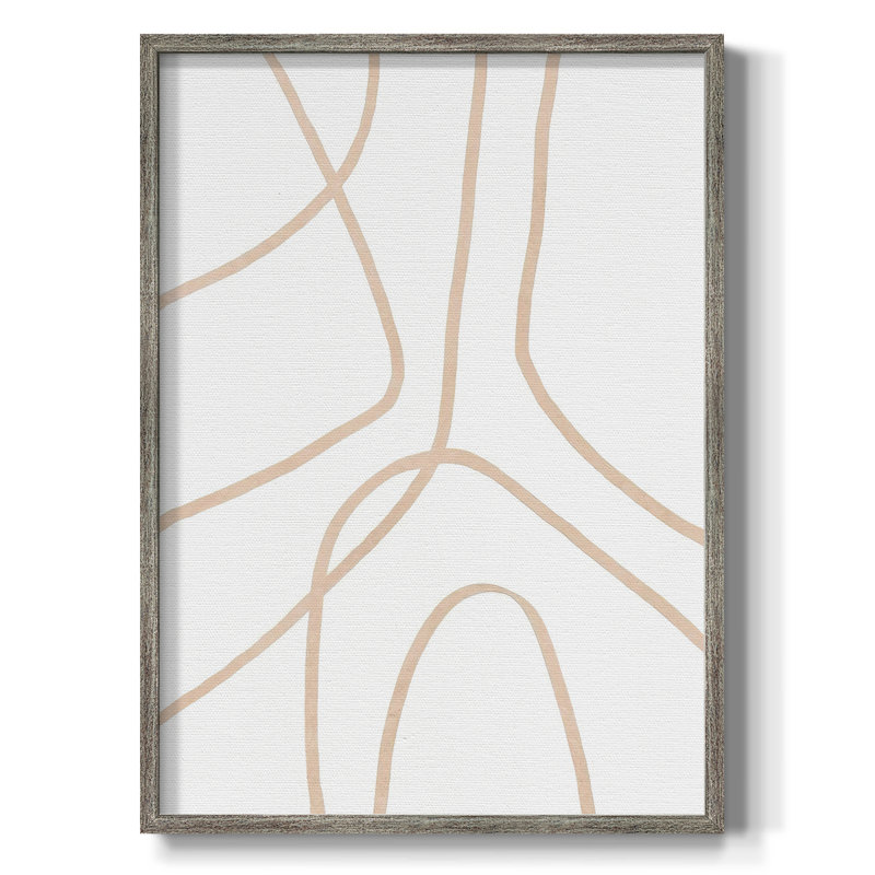 «Clean Contour IV», reproduction encadrée - bois massif, H 11 po x l 9 po