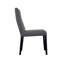 Chaise rembourrée grise