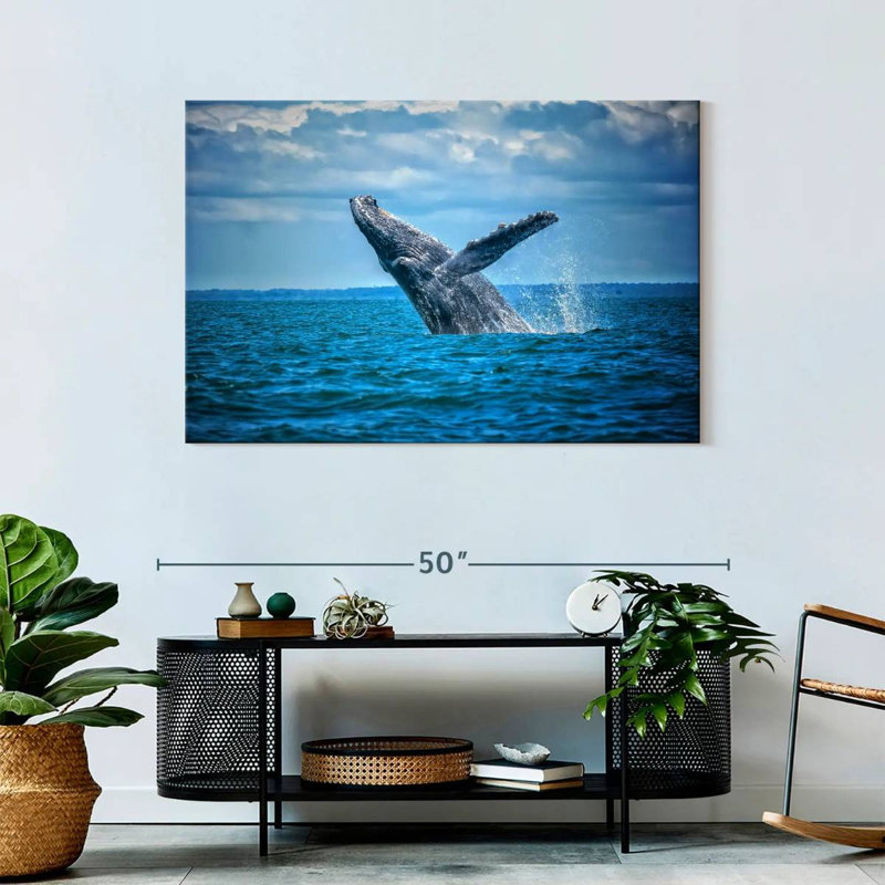 Pacific Humpback Whale, 30" H x 45" W