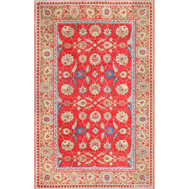 Nazmiyal Collection Antique Arts And Crafts Donegal Irish Rug | Wayfair