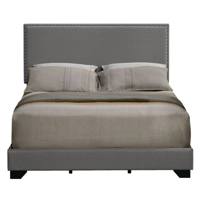 Panel Bed With Nailhead Trim