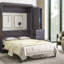 Lit escamotable avec garde-robe et tiroirs, lit escamotable-76551073