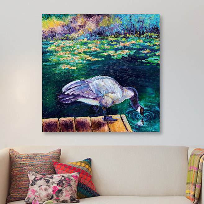 Reflecting Panel I by Kimberly Adams - Gallery-Wrapped Canvas Giclée, 12" H x 12" W x 0.75" D, No Mat, Wrapped Canvas