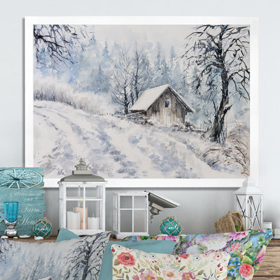 " Cottage House During Winter "