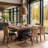 63'' Dining Table for 4-6, Modern Rectangular Dining Room Table with Geometric Relief-1951609617