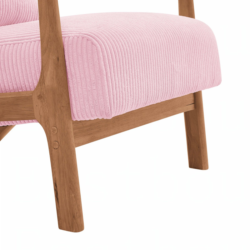 Chaise longue en bois, Rose