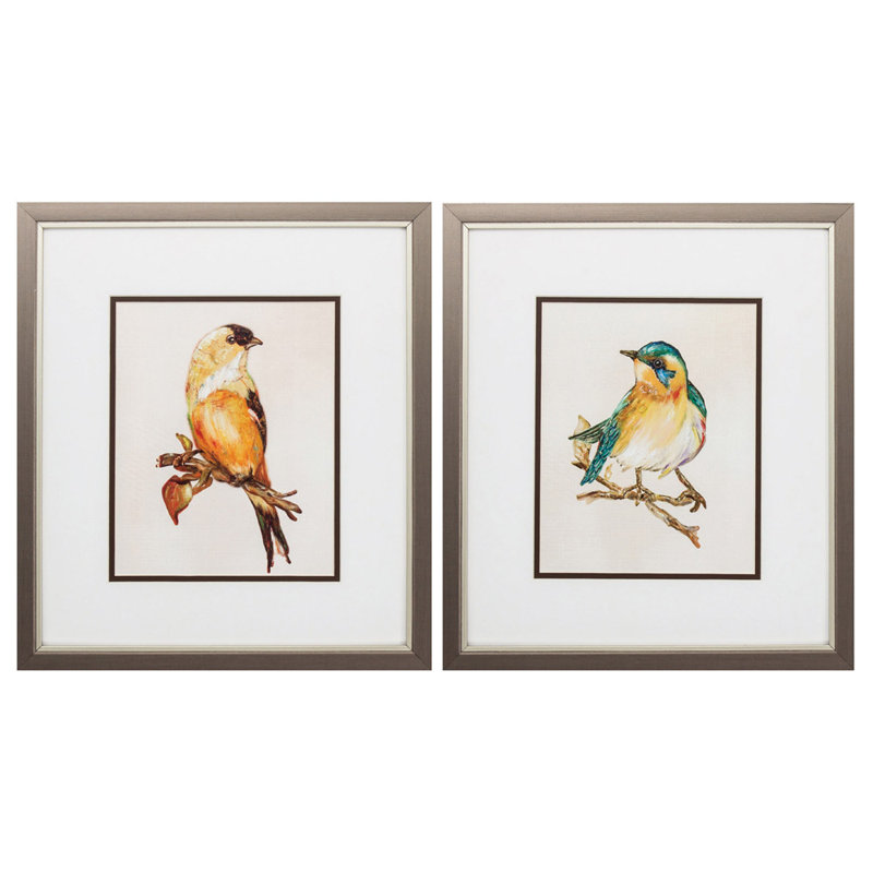 « eco oiseau »-2 pièces, ensemble d’impression sur papier