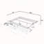 Structure de lit double capitonnée en velours avec rangement, dossier confortable et accoudoirs pour la chambre à coucher et le salon-508039954