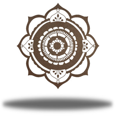 Décoration murale en métal Hope Mandala