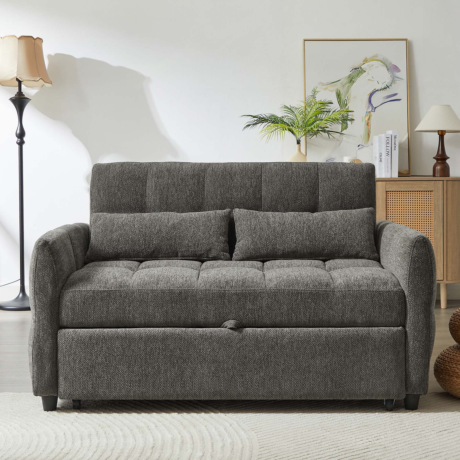 Latitude Run Versatile Convertible Sofa Bed With Advanced Features For
