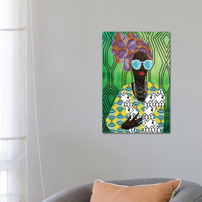 " Modern Turban Woman IV " by Nikki Chu