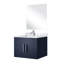 Meuble-lavabo l 24 po x P 22 po bleu marine, comptoir en marbre et miroir de 18 po, robinet inclus, meuble-lavabo avec comptoir de 24 po, 22 po, 18 po, avec surface-327799255