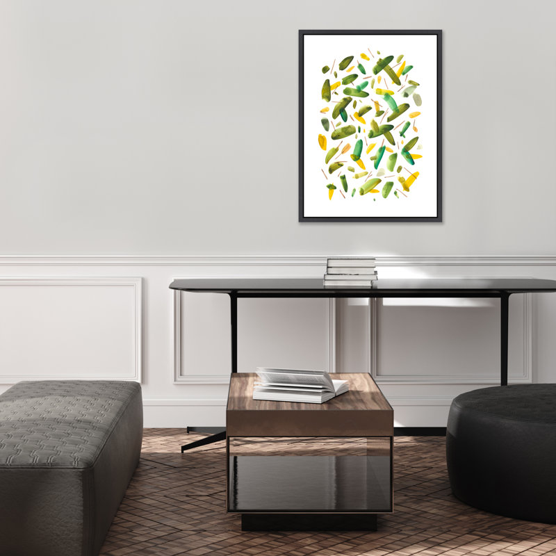 Fanatical Dreams Green III Framed Painting Canvas