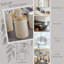 Stylish Matte Beige Soap Dispenser with Natural Bamboo Top - Polyresin Hand Lotion Pump-95204313