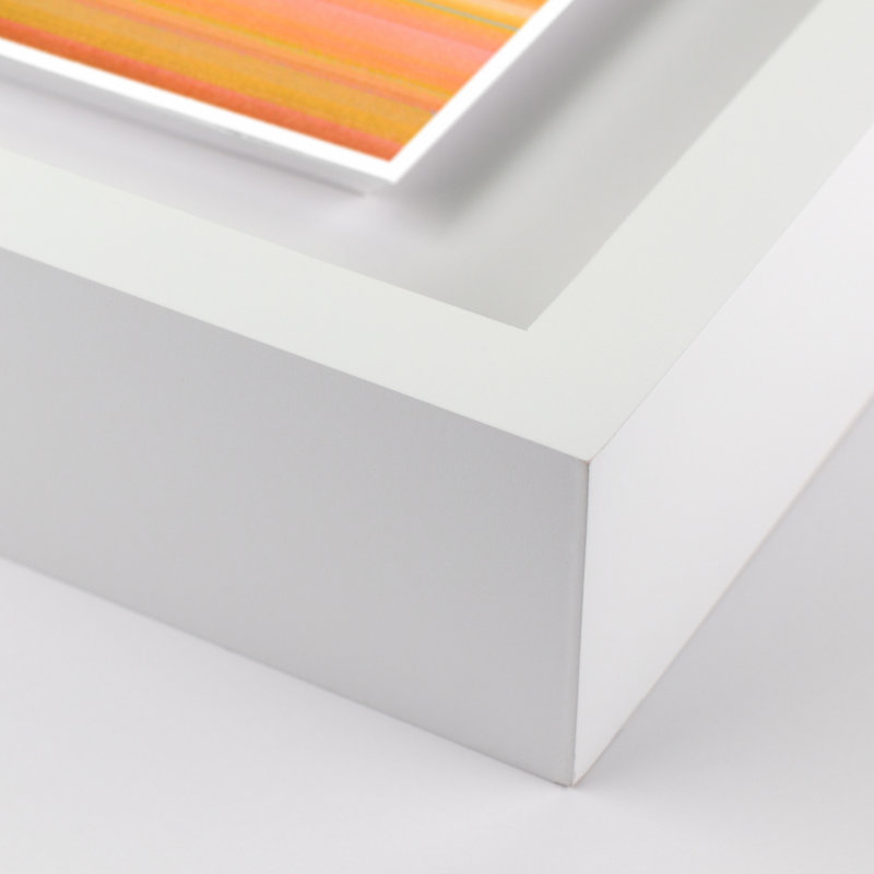 Harmony I Painting by David Grey, 24" H x 18" W x 1.5" D, White Maple Framed Paper