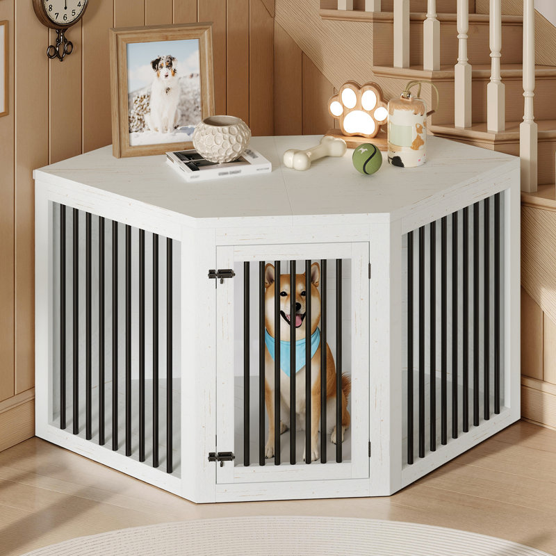 Cage pour chien Aletza, Blanc