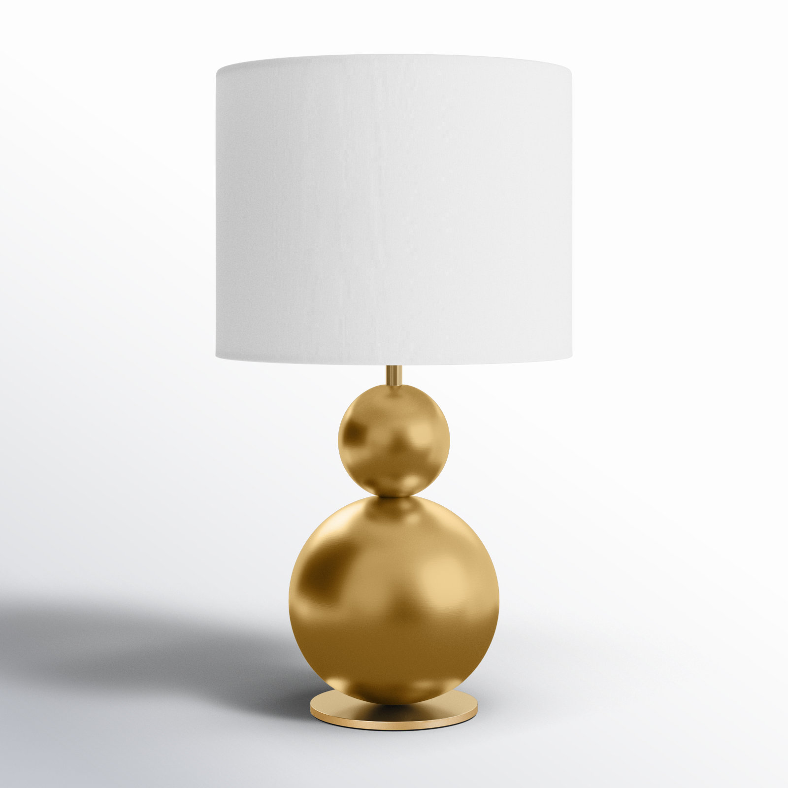 Anthony Metal Table Lamp, Burnished Brass