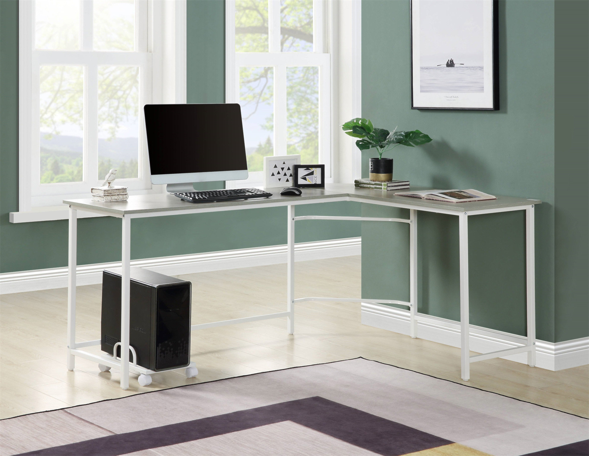17 Stories Bambina Finish Computer Desk - Wayfair Canada
