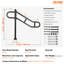 VEVOR Single Post Handrail for Outdoor 1-3 Step 40.5" Stair Handrail Floor Mount