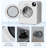 Kozart 3.2 Cubic Feet Electric Dryer