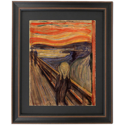 The Scream par Edvard Munch | Reproduction encadrée