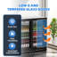7.4 Cu.Ft 2 Doors Beverage Refrigerator, Commercial Display Refrigerator For Beer, Wine, Soft Drinks