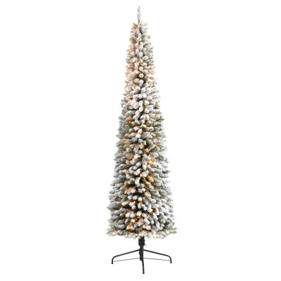 Lighted Artificial Spruce Christmas Tree