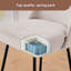 Padded 73cm Linen Upholstered Bar Stool with Spring-256501302