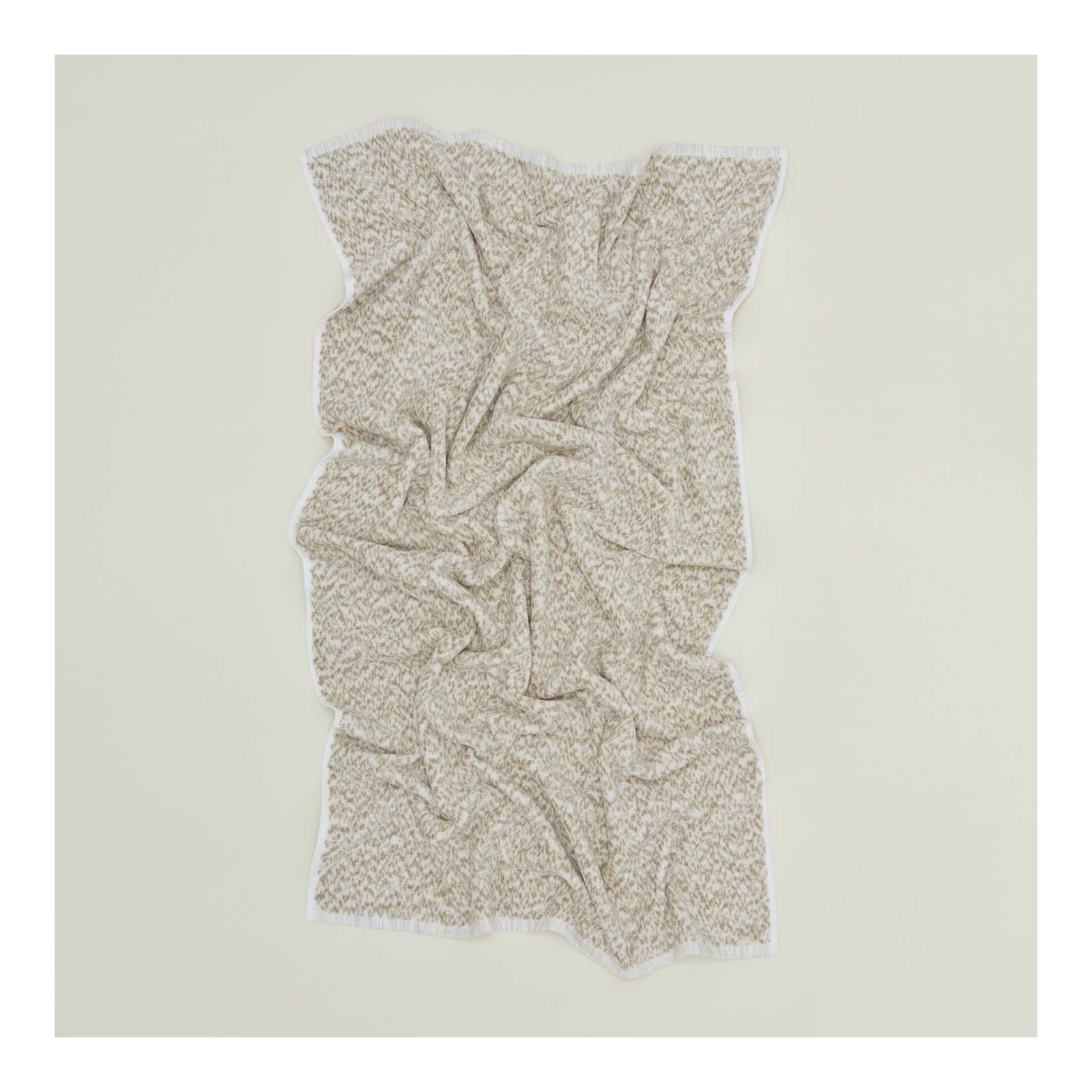  Cotton, Ivory/Flax, Hand Towel - 1 Pack