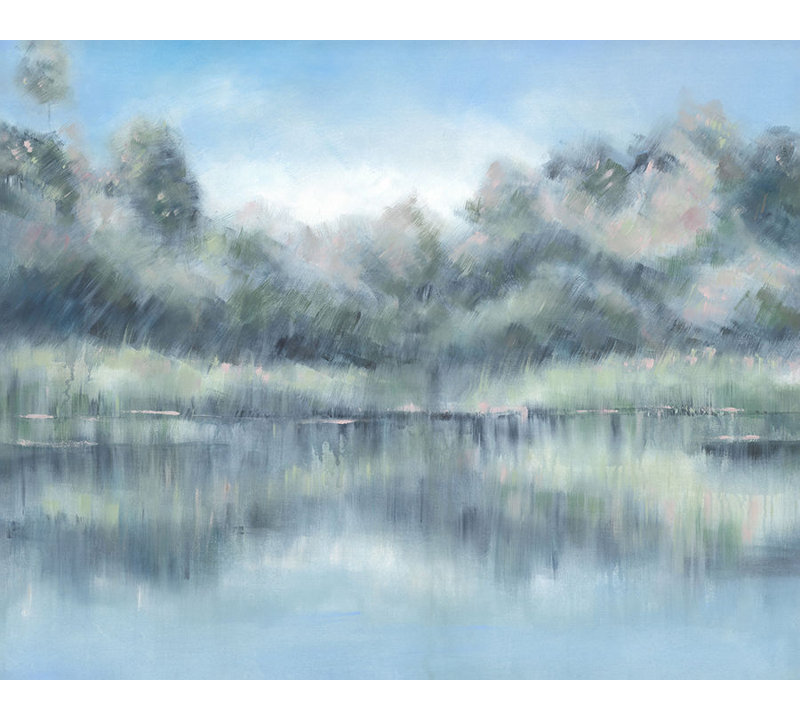 Reflections III Painting by D’Alessandro Leon, Image Brush Gel
