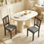 Élégantes chaises de cuisine, chaises de cuisine rembourrées douces, ensemble de 2 chaises de salle à manger