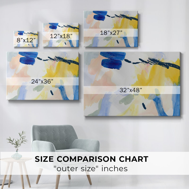 Toile tendue Candy Swipe II-Gallery, H 12 po x l 18 po