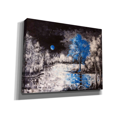 'Blue Moon' Canvas Wall Art